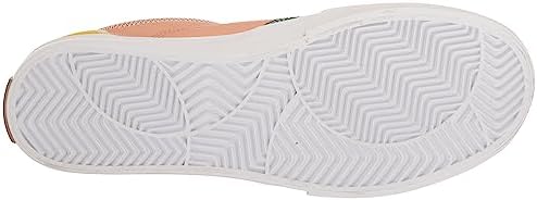 Lacoste Men's Jump Serve Lace Up Sneaker, Green/TAN, 13 | Image 3