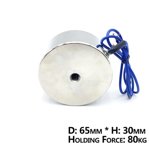 Électro-aimant 24V pour automatisme | Fixation solide 80KG 800N - 3
