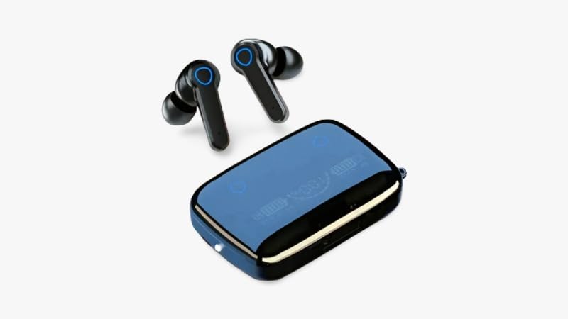 Image of M19 Bluetooth Earbuds with 9D HiFi Sound, Intelligent Noise Reduction, Bluetooth 5.1, IPX7 Waterproof, Fast Charging Case