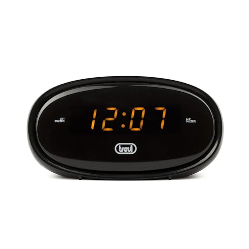 Trevi EC 880 Sveglia da Comodino con Display LED, Orologio