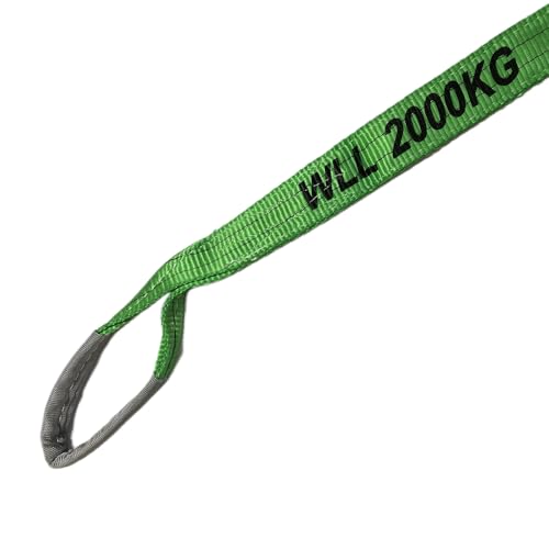 Lifting Web Sling 1 Ton - 5 Ton Duplex Strap Flat Webbing Sling Various Sizes (2 Tonne, 2 Metre) - Image 3