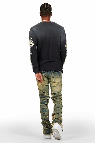 Men's Shake Stacked Flare Jean4