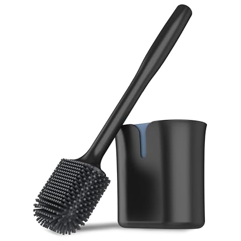 MR.SIGA Wall Mounted Toilet Brush and Holder Cover