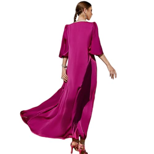 IDOPIP Embroidery Abayas for Women Muslim Moroccan Floral Maxi Kaftan Dress Arabic Islamic Dubai Robe Ramadan Prayer Clothes2