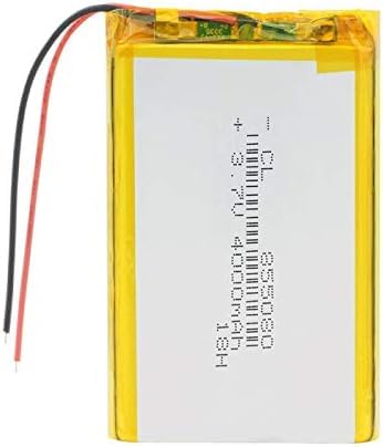 Batteria Ai Polimeri Di Li ION 3.7 V 4000 MAh 855080. Capacità Elevata Ricaricabile Al Litio Per Tablet Mp3 Mp4.2 Pezzi