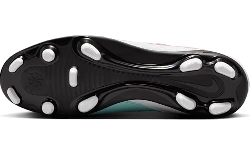 Nike Phantom Luna 2 Club MG High-Top Soccer Cleats (FJ2558-300, Mint/Off Noir/Atomic Red)4