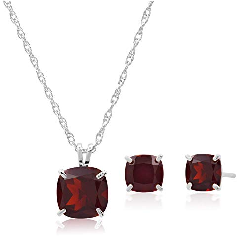 MAX + STONE 925 Sterling Silver Cushion...