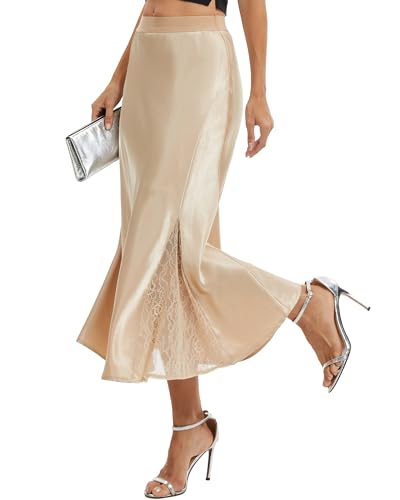 Gonna in Raso da Donna Elegante