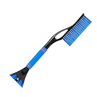 eiskratzer,eiskratzer auto mit besen,2 in 1 Auto Reinigungsbürste,eiskratzer auto,schneebesen auto,kratzer entferner auto,mit rutschfestem Schaumstoffgriff,für Autowindschutzscheibe und Fenster