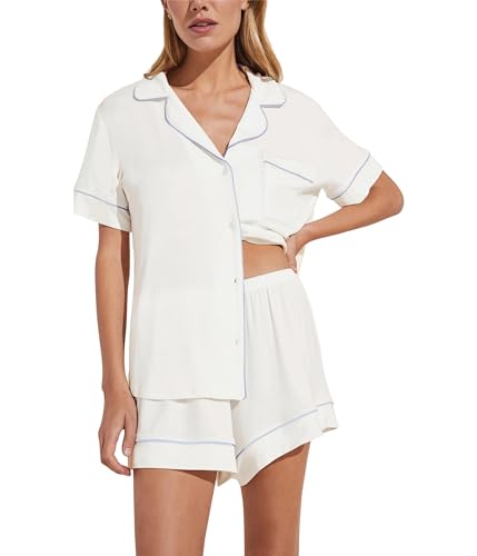 Image of Eberjey Gisele Rib Relaxed Short PJ Set