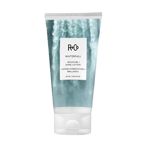 R+Co Waterfall Moisture and Shine Lotion | Lightweight Hair Hydration + Softness | Vegan + Cruelty-Free | 5 Fl Oz Cover