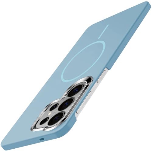 Coque Samsung S26 Ultra de protection fine au design mat épuré bleu