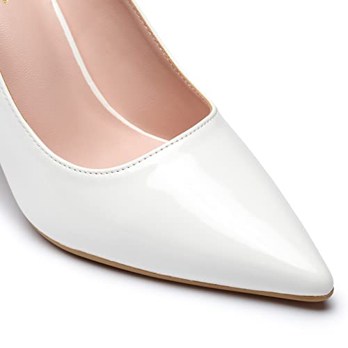 Image of Elisabet Tang High Heels, Womens Pointed Toe Slip on Stilettos Party Wedding Pumps Basic Shoes