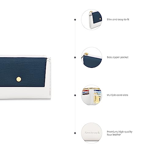 Image of Fastrack Compact Wallet For Women, Ladies and Girls | Has Multiple Card Slots | Made of Premium Faux Leather