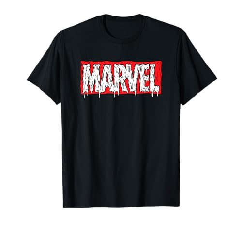 T-shirt Marvel Logo à effet fondu idéal pour un style urbain branché