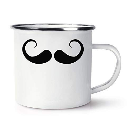 Impérial Moustache Rétro Émail Tasse Mug