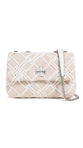 Tory Burch Women's Kira Woven Canvas Small Convertible Shoulder Bag