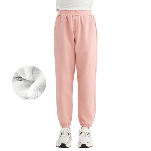 2 Pack Unisex Boys Girls Winter Warm Polar Fleece Stretchy Jogger Sweatpants4