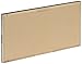 Sellstrom Gold Coated Polycarbonate Passive Welding Filter Plate, Shade 10, 4-1/4" Length x 2" Width, 18510