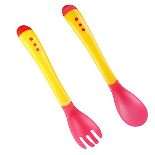 ベビー カトラリーセット スプーン&フォーク 赤ちゃん 子供 初めての離乳食用具 食事用 BPAフリー 離乳食訓練 出産祝い プレゼント 誕生日 贈り物