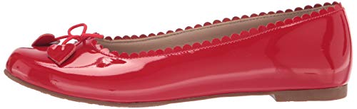 Elephantito Girls Scalloped Ballerina , Patent Red , 5 Big Kid #TOP7