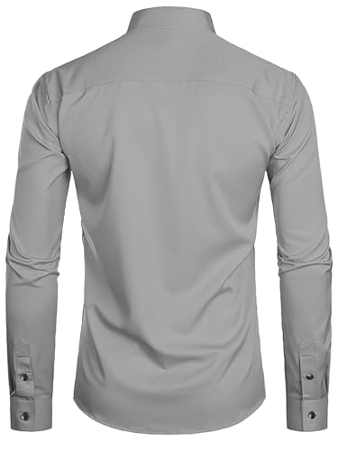 Image of Men's Slim Fit Beige Color Cotton Blend Casual Shirt