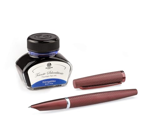 Stylo plume Diplomat Viper M evite les ratures grace a son encre bleu roi fluide