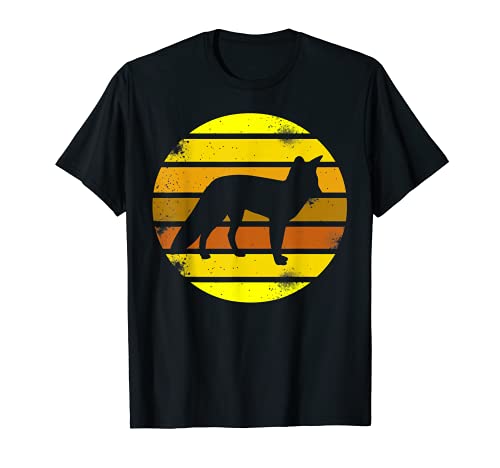 Fox Retro Funny Woodland Creature Animal Camiseta