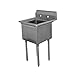 Advance Tabco FE-1-1620 16" x 20" 1 Compartment Sink