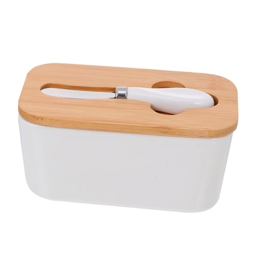 Cabilock Caja batidor de mantequilla jarra de jugo cuchillo de mantequilla paletas de mantequilla platos de mantequilla servidor de postres contenedor de comida para el hogar
