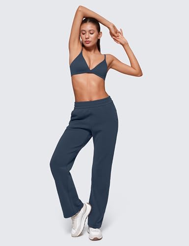 Image of CRZ YOGA Softhold Triangle Bralette | Double Lined, Light Support, Non Padded, Wireless, Casual, Ultra-Soft, V Neck, Adjustable Square Back, Everyday Bra for Women