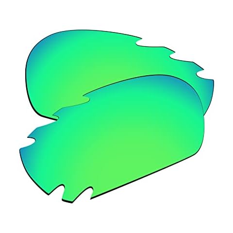 EZReplace Lentes de recambio polarizadas para Oakley Racing Jacket Vented Gafas de sol (verde) Cover