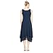S.L. Fashions Women's Embellished Neckline & Shoulder, Mother of The Bride Jacket Dress (Petite and Regular Sizes), Navy, 16