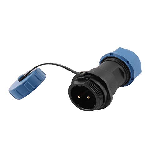 Adaptador de aviación SP1711/P 2 polos 500V AC miniatura 3