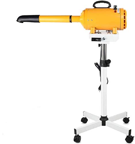 Free Paws Pet Dryer Stand Set, 4HP Adjustable Height Hair Dryer Holder, High Velocity Dog Pet Stand Grooming Dryer, Hands-Free Tool Holding Arms with 5 Nozzles Stand Wheel Air Blower