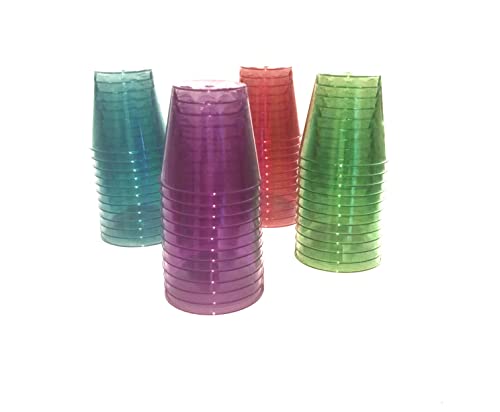 2oz Multicolored Disposable Party Shot Glasses 48 Cups
