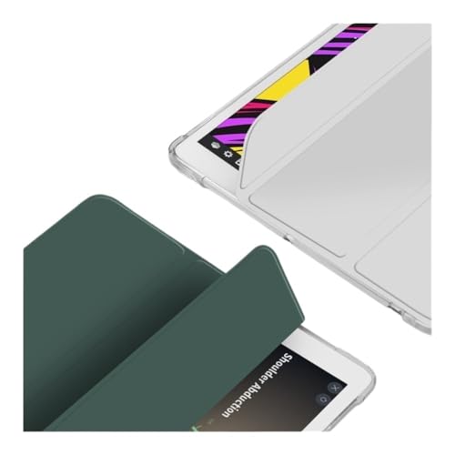 Carcasa iPad Air 13 con soporte de triple pliegue y trasera transparente 5