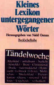 Paperback Kleines Lexikon Untergangener Woerter [German] Book