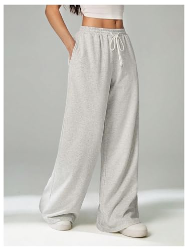 Women's Baggy Sweatpants Drawstring Wide Leg Sweatpants Sports Track Sweat Pants Trousers Joggers2