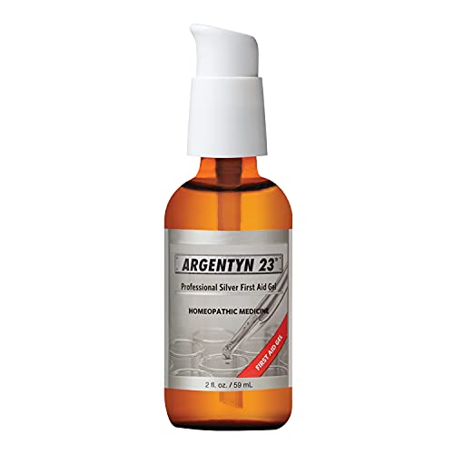 Argentyn 23 Professional Silver First Aid Gel â€“ Topical Healing Homeopathic Medicine - 2oz Pump