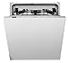 Whirlpool WIC 3C26 F - Lavastoviglie Ad Incasso A Scomparsa Totale, Capacità 14 Coperti, Classe E. Tecnologia Sesto Senso, Natural Dry, Multizona, Avvio Ritardato. 82 x 59,8 x 55,5 cm