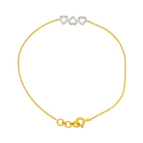 WHP Jewellers Conjoined Diamond Bracelets, Yellow Gold Bracelet, ...
