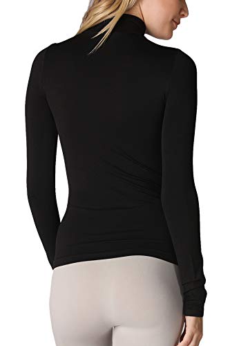 NIKIBIKI Women Seamless Long Sleeve Mock Neck Top, Made in U.S.A, One Size3