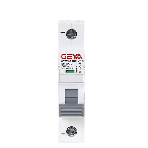 Disjoncteur 6KA DC MCB 40A à coupure rapide pour tension 250V