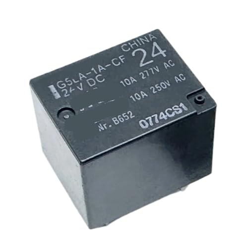 Relais G5LA-1A-CF 24 V à 4 broches pour isolation électrique stable