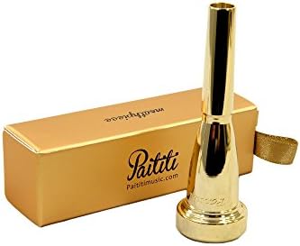 Paititi Gold Plated Rich Tone Bb 7C Trumpet Mouthpiece