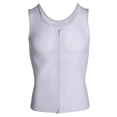 Top de compresión adelgazante para hombres con control de barriga