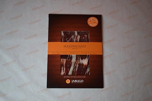 Maximiliano Jabugo - Paleta MXM D.O.P Jabugo Bellota - Paleta 100% Ibérica - 1 Estuche de 80 gr - Cortada a Mano - Exclusiva y Auténtica - Curación 24 Meses - Crianza en Libertad