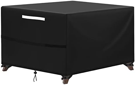 Furniture Covers, Patio Furniture Cover Waterproof upgrade to 5000Pa, Windproof, Anti-UV, Heavy Duty Rip Proof 420D Oxford Fabric Outdoor Table Cover Rectangular (170 x 95 x 70cm))