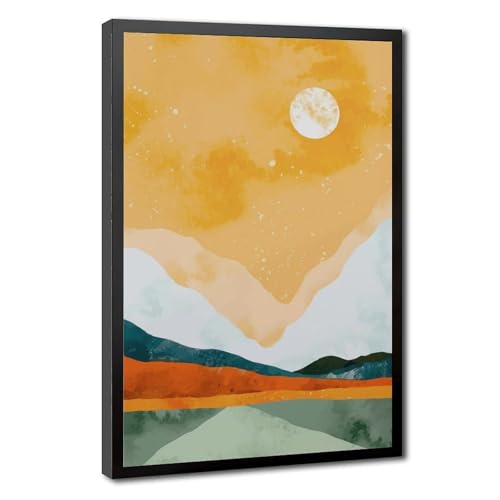 Peinture sur toile scandinave haut de gamme pour décoration murale de salon moderne